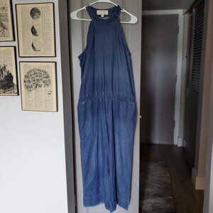 NEW Anthropologie Cloth & Stone Denim Jumpsuit